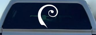 Single Line Swirl Car or Truck Window Decal Sticker