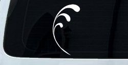 3 Leaf Swirl Car or Truck Window Decal Sticker