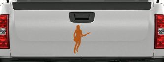 Guitar Player Decal for Car Truck Window | Music Lover Vinyl Sticker (Nut Brown)