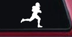 Football Player Running Sports Car or Truck Window Decal Sticker