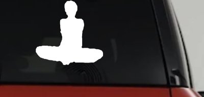 Yoga Pose Car Truck Window Vinyl Decal Sticker Zen Om Wellness