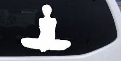 Yoga Pose Car or Truck Window Decal Sticker