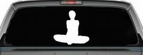 Yoga Pose Car or Truck Window Decal Sticker