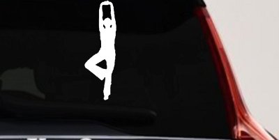 Yoga Pose Car Decal Truck Window Sticker Vinyl Zen Mindful