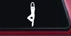Yoga Pose Car or Truck Window Decal Sticker