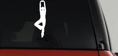 Yoga Pose Car Decal Truck Window Sticker Vinyl Zen Mindful