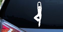 Yoga Pose Car or Truck Window Decal Sticker