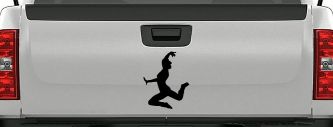 Dancer Car or Truck Window Decal Sticker (Black)