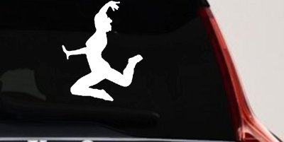 Dancer Car Truck Window Vinyl Decal Sticker Graceful Dance Art