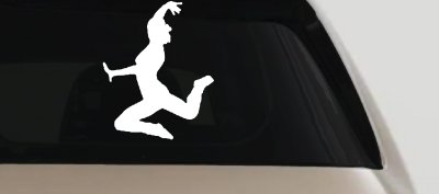 Dancer Car Truck Window Vinyl Decal Sticker Graceful Dance Art
