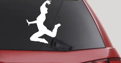 Dancer Car Truck Window Vinyl Decal Sticker Graceful Dance Art
