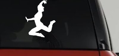 Dancer Car Truck Window Vinyl Decal Sticker Graceful Dance Art