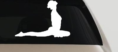 Yoga Pose Vinyl Decal Sticker for Car or Truck Windows