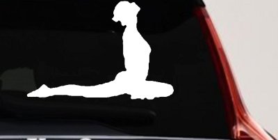 Yoga Pose Vinyl Decal Sticker for Car or Truck Windows