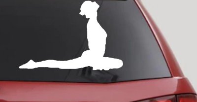 Yoga Pose Vinyl Decal Sticker for Car or Truck Windows