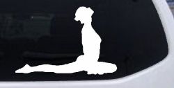 Yoga Pose Car or Truck Window Decal Sticker