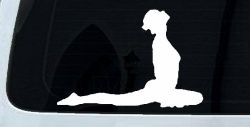 Yoga Pose Car or Truck Window Decal Sticker