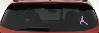 Yoga Pose Car or Truck Window Decal Sticker (Lilac)