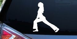 Yoga Pose Car or Truck Window Decal Sticker