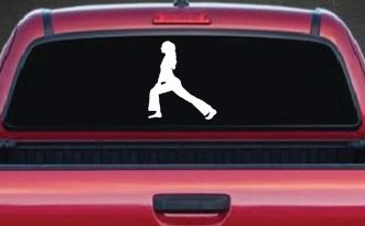 Yoga Pose Car or Truck Window Decal Sticker