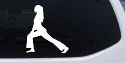 Yoga Pose Car or Truck Window Decal Sticker