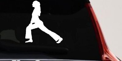 Yoga Pose Decal for Car Truck Window Vinyl Sticker Meditation Om