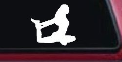 Yoga Pose Car or Truck Window Decal Sticker