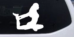 Yoga Pose Car or Truck Window Decal Sticker
