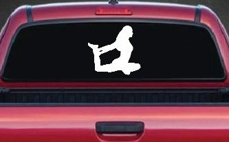 Yoga Pose Car or Truck Window Decal Sticker