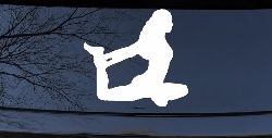 Yoga Pose Car or Truck Window Decal Sticker