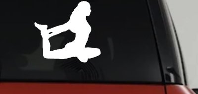 Yoga Pose Decal for Car Truck Windows Vinyl Sticker