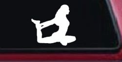 Yoga Pose Car or Truck Window Decal Sticker