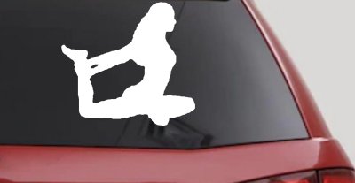 Yoga Pose Decal for Car Truck Windows Vinyl Sticker