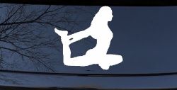 Yoga Pose Car or Truck Window Decal Sticker