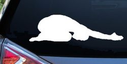 Yoga Pose Car or Truck Window Decal Sticker