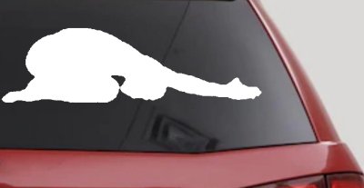 Yoga Pose Decal for Cars & Trucks - Vinyl Sticker for Zen on the Go