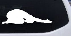 Yoga Pose Car or Truck Window Decal Sticker
