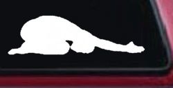 Yoga Pose Car or Truck Window Decal Sticker