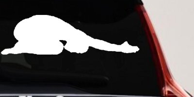 Yoga Pose Decal for Cars & Trucks - Vinyl Sticker for Zen on the Go