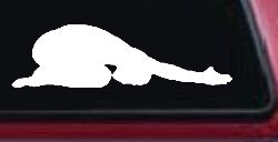 Yoga Pose Car or Truck Window Decal Sticker