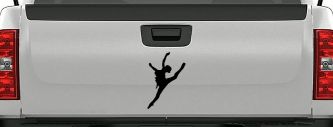 Dancer Car or Truck Window Decal Sticker (Black)