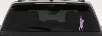 Dancer Hand Stand Car or Truck Window Decal Sticker (Lilac)