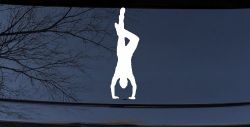 Dancer Hand Stand Car or Truck Window Decal Sticker