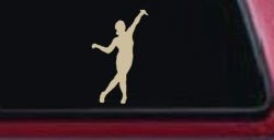 Dancer Car or Truck Window Decal Sticker (Desert Sand)