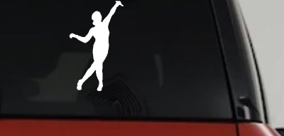 Dancer Car Truck Window Vinyl Decal Sticker Show Your Moves