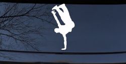 Dancer One Hand Stand Car or Truck Window Decal Sticker