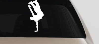 Dancer One Hand Stand Vinyl Decal Car Truck Window Sticker