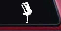 Dancer One Hand Stand Car or Truck Window Decal Sticker