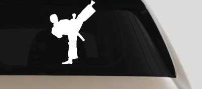 Karate Ninja Decal for Car & Truck Windows - Vinyl Sticker Art