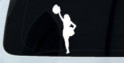 Cheerleader Sports Car or Truck Window Decal Sticker
